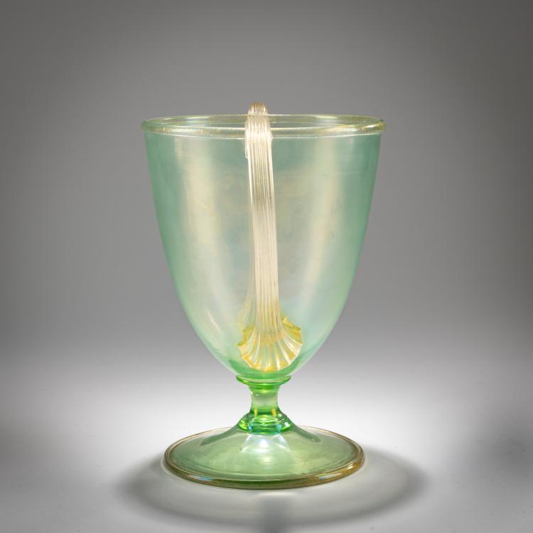 Bild 3 zu Objekt, 'Soffiato' vase with handles, c. 1921, Toso, Fratelli, Murano, 181B 541