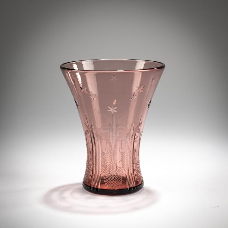 Hauptbild zu Objekt, Vase 'Notte Stellata', 1929/30, Franz Pelzel, S.A.L.I.R., Murano, 181B 559