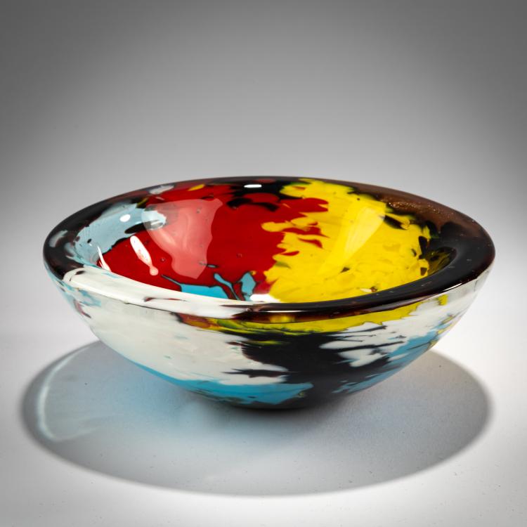 Hauptbild zu Objekt, Small bowl 'Oriente', c. 1954, Dino Martens, Toso, Aureliano, Murano, 181B 670