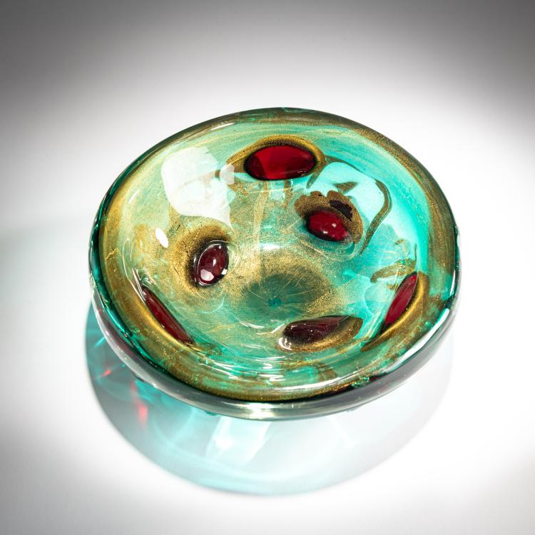 Bild 2 zu Objekt, Bowl, c. 1940, Alfredo Barbini (attributed), V.A.M.S.A., Murano (zug. / attr.), 181B 588