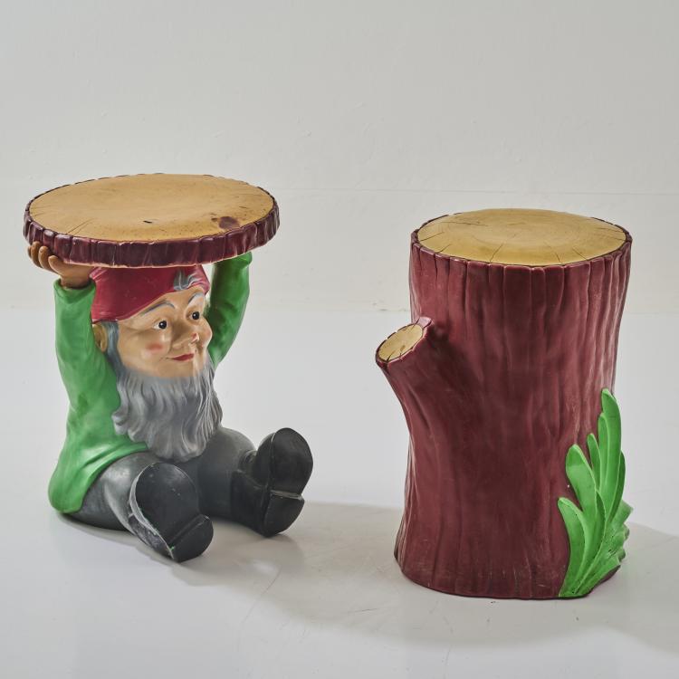 Hauptbild zu Objekt, Zwei Hocker 'Attila' und 'Saint-Esprit', 1999 (Entwurf), Kartell, Noviglio, 181A 509