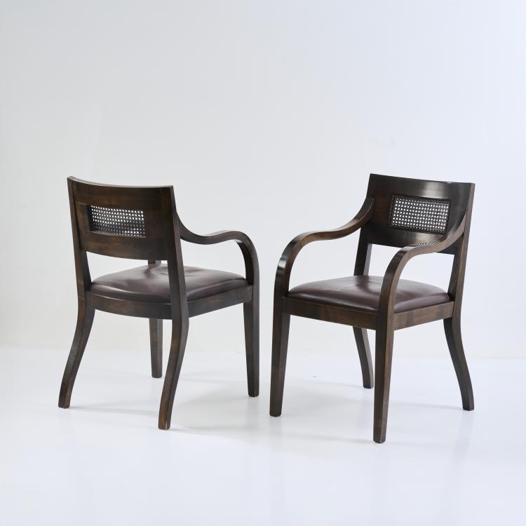 Bild 2 zu Objekt, Zwei Armlehnst&uuml;hle 'Vanille', 1995, Christian Liaigre, Christian Liaigre, Paris, Frankreich / France, 181A 510