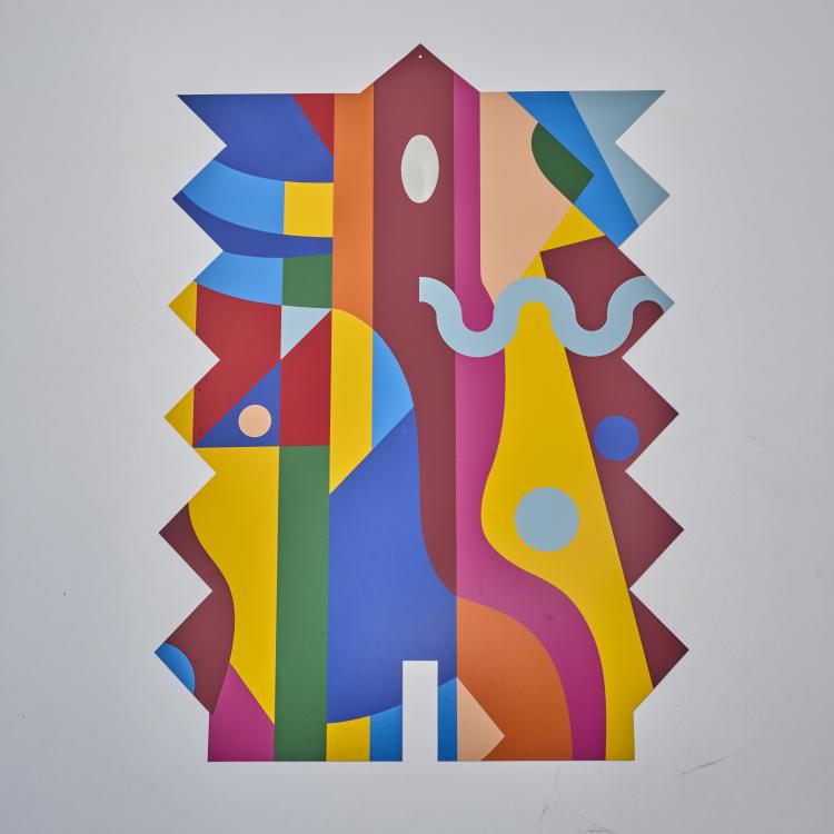 Hauptbild zu Objekt, Wall sculpture, 1985, Atelier Alchimia,Ennio Chiggio, TOT Galerie, Padua, 181A 150