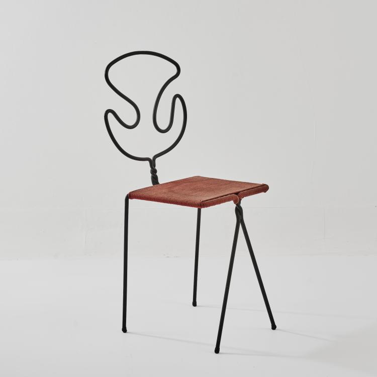 Hauptbild zu Objekt, Chair, c.  1954, Louise Schatz, Yaad workshop, Ein Hod, Israel (zug. / attr.), 181A 307