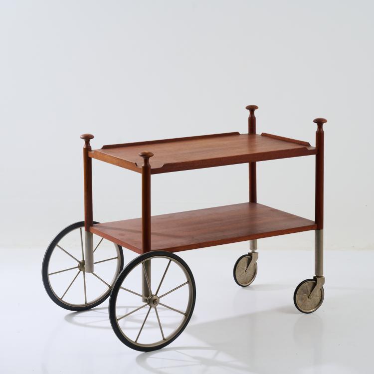 Hauptbild zu Objekt, Servierwagen, 1960 (Entwurf), Walter Wirz, Renz, Wilhelm, B&ouml;blingen, 182C 766