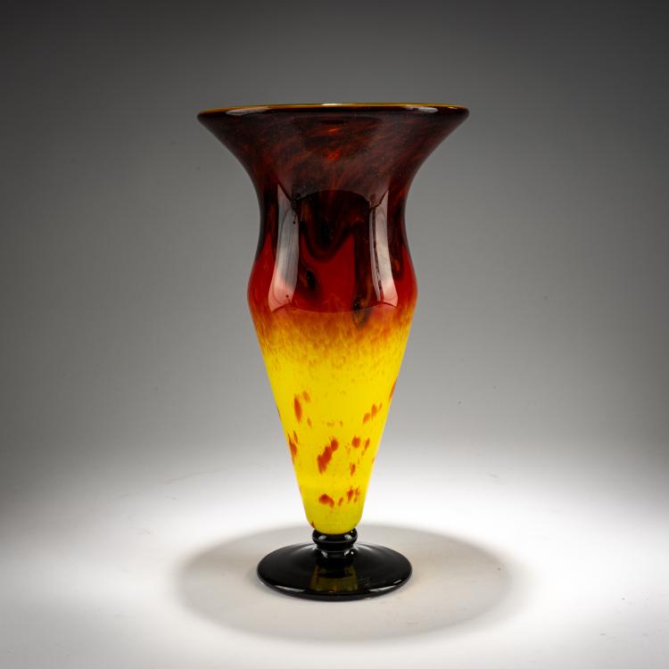 Hauptbild zu Objekt, Vase 'Jades', 1918-33, Schneider, Epinay-sur-Seine, 182A 176