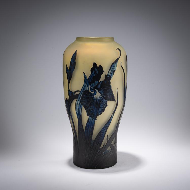 Hauptbild zu Objekt, Vase 'Iris', 1921-29, Arsall, Lausitzer Glaswerke, Weisswasser, 182A 243