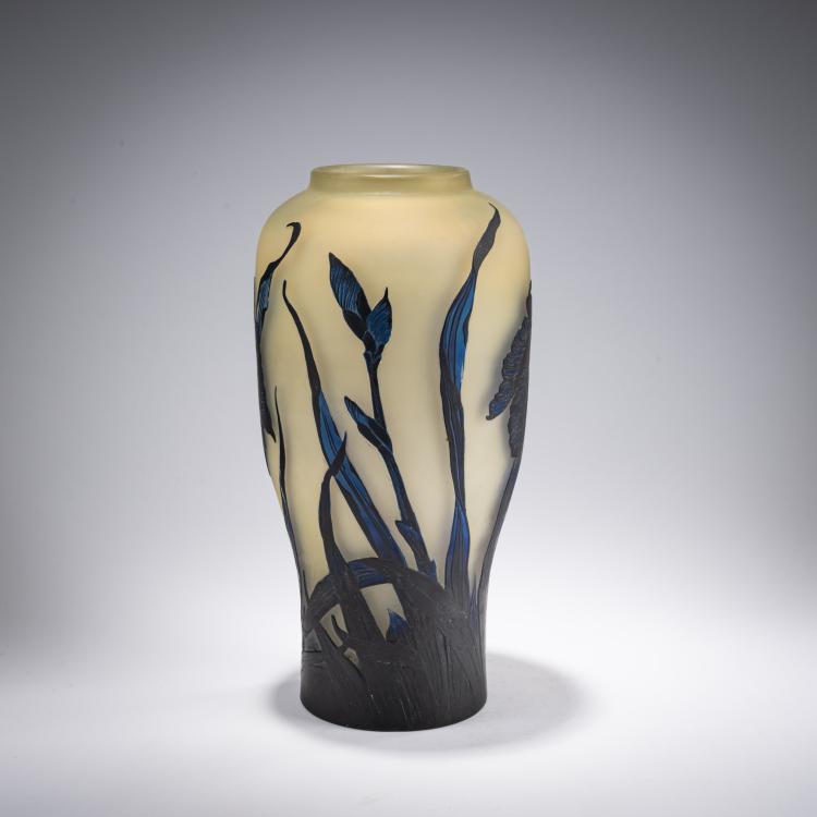 Bild 1 zu Objekt, Vase 'Iris', 1921-29, Arsall, Lausitzer Glaswerke, Weisswasser, 182A 243