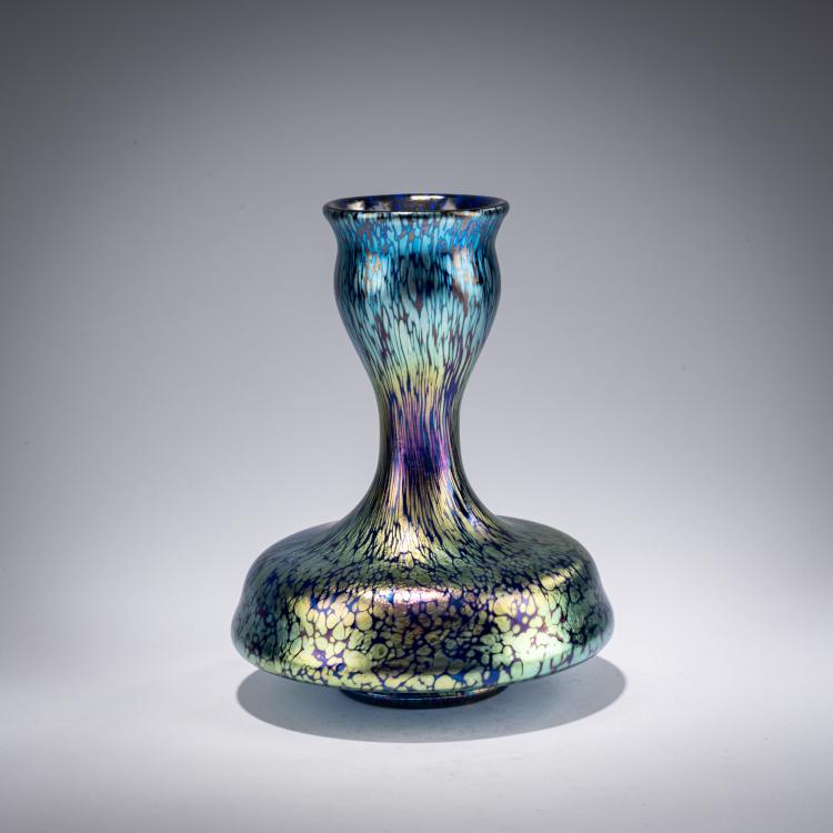 Hauptbild zu Objekt, 'Papillon'-Vase, 1898-1900, L&ouml;tz Wwe., Klosterm&uuml;hle / Loetz, Klastersky Mlyn, 182A 193