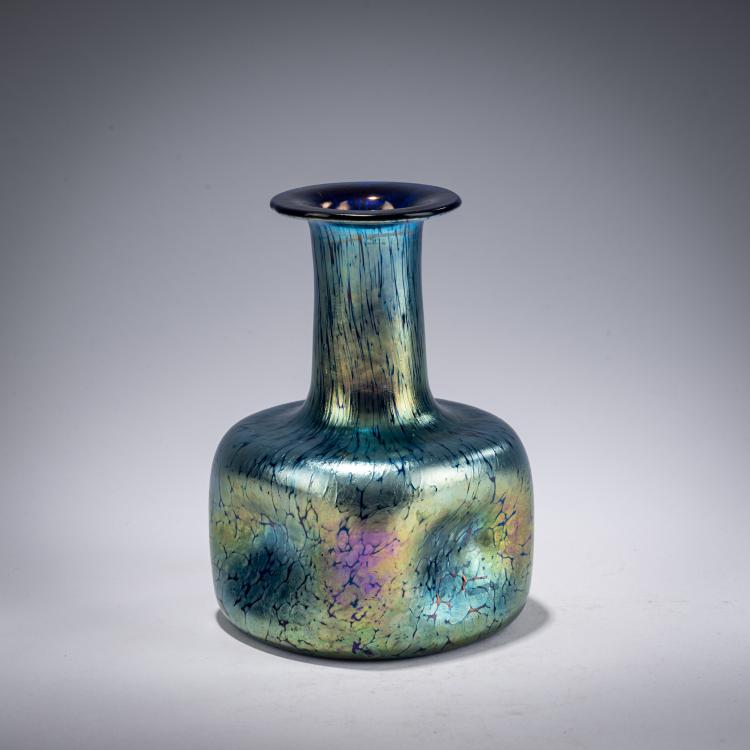 Hauptbild zu Objekt, 'Papillon'-Flasche, 1898-1900, L&ouml;tz Wwe., Klosterm&uuml;hle / Loetz, Klastersky Mlyn, 182A 195