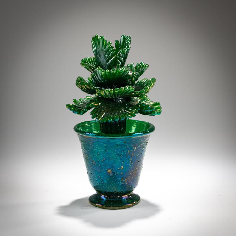 Hauptbild zu Objekt, 'Pianta grassa pulegoso', 1939, Flavio Poli, Seguso Vetri d'Arte, Murano, 181B 554