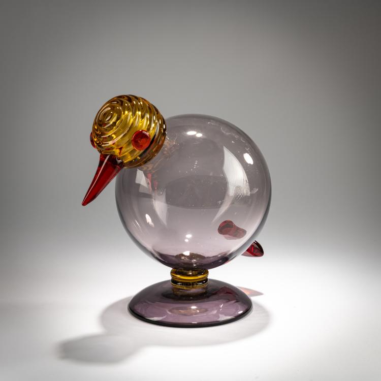 Bild 1 zu Objekt, 'Picchio' bird, c. 1964, Mario Pinzoni, Seguso s.r.l., Murano, 181B 656