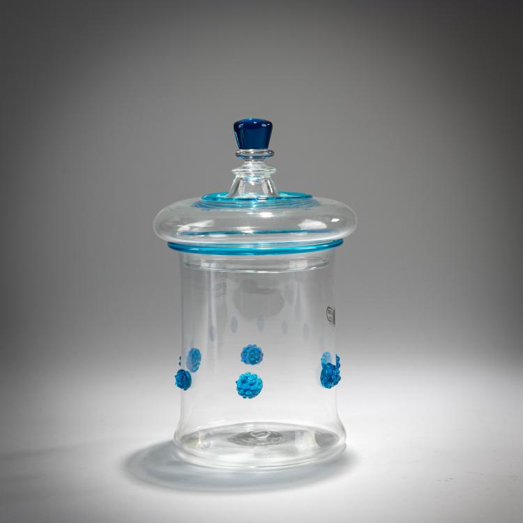 Hauptbild zu Objekt, Lidded vessel, 1966, Mario Pinzoni, Seguso s.r.l., Murano, 181B 657