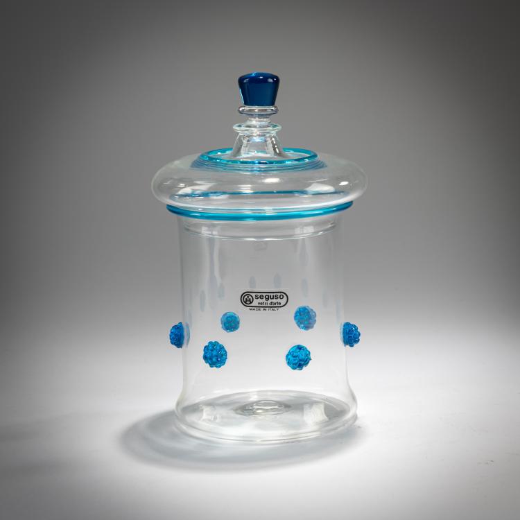 Bild 1 zu Objekt, Lidded vessel, 1966, Mario Pinzoni, Seguso s.r.l., Murano, 181B 657