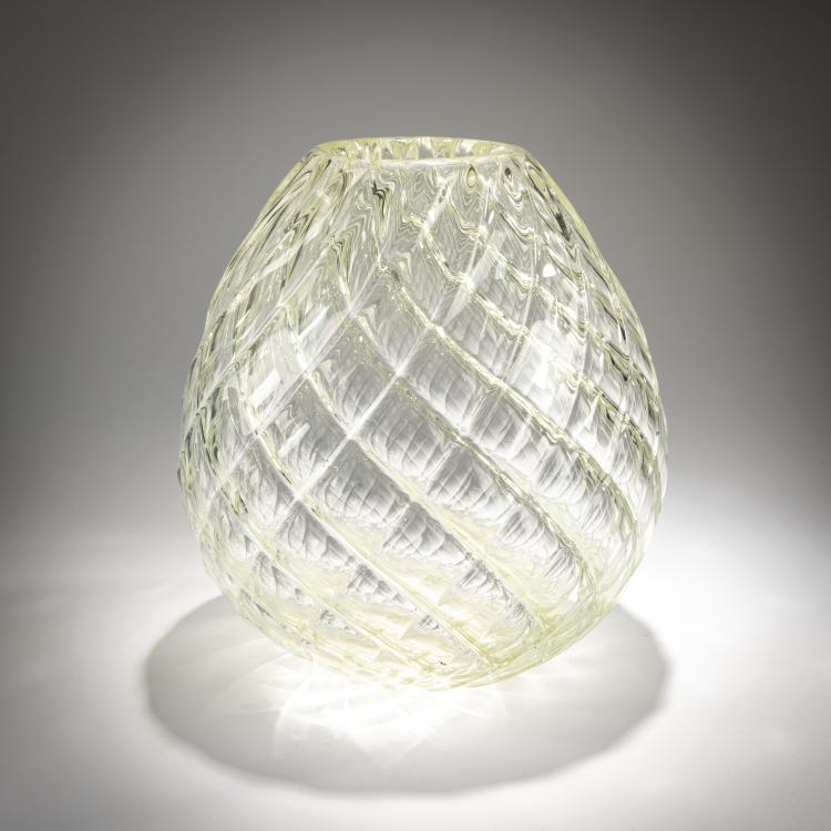 Bild 1 zu Objekt, Vase 'Cristallo Diamantato', 1940, Flavio Poli, Seguso Vetri d'Arte, Murano, 181B 585
