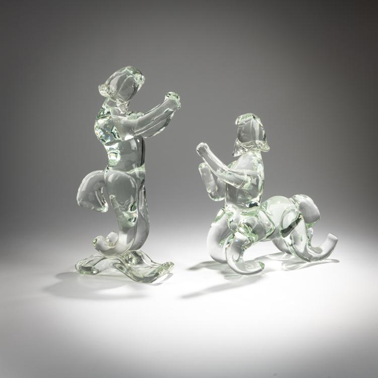 Bild 2 zu Objekt, Two fighting centaurs, 1933, Ercole Barovier, Barovier & Toso, Murano, 181B 567