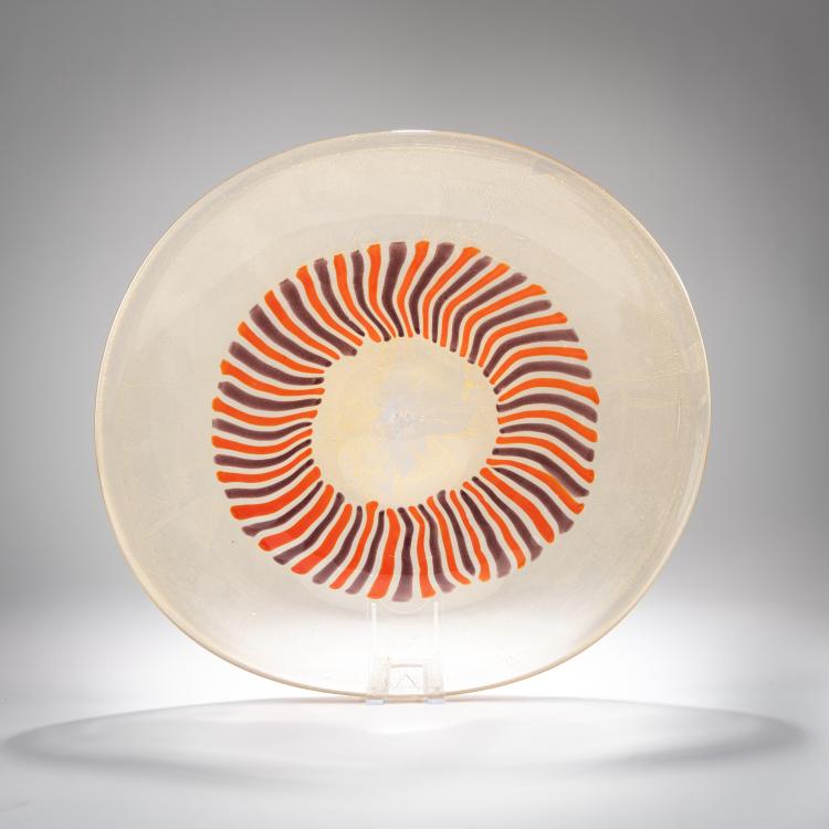 Hauptbild zu Objekt, Decorative bowl 'a canne', c. 1956, Anzolo Fuga, A.Ve.M., Murano, 181B 603