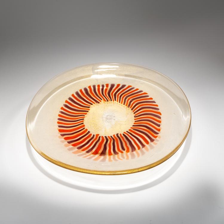Bild 1 zu Objekt, Decorative bowl 'a canne', c. 1956, Anzolo Fuga, A.Ve.M., Murano, 181B 603