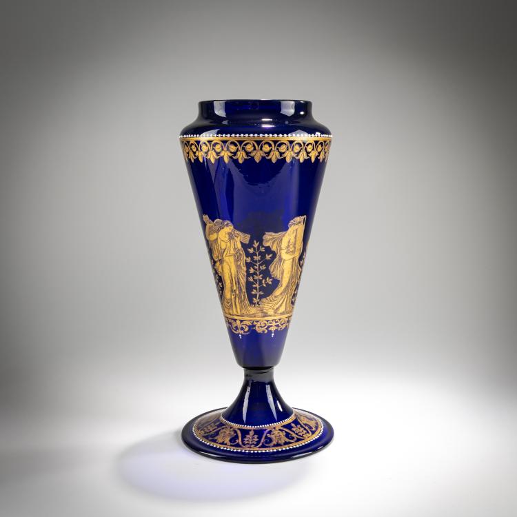 Bild 1 zu Objekt, Tall vase 'Graffito oro', c. 1925, S.A.L.I.R., Murano, 181B 547