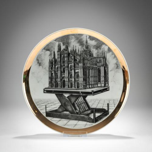 Decorative plate 'Duomo di Milano', 1960s/70s