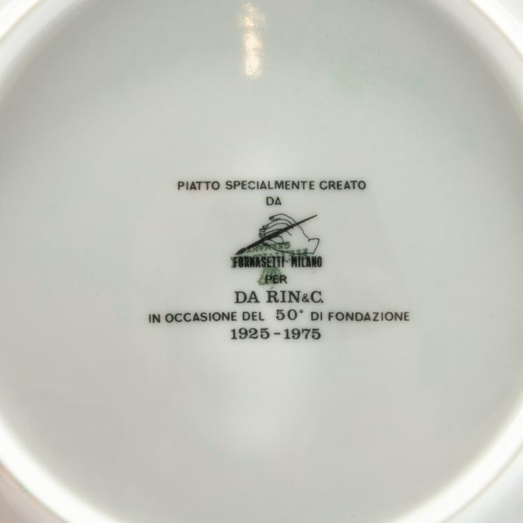 Bild 1 zu Objekt, Decorative plate 'Duomo di Milano', 1960s/70s, Piero Fornasetti, Fornasetti, 181A 342