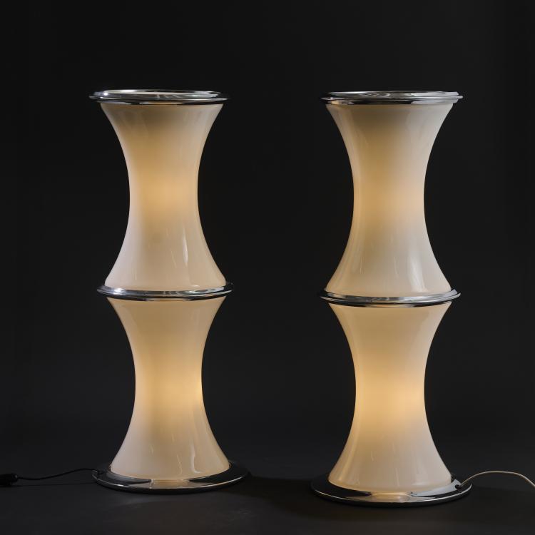Bild 1 zu Objekt, Two 'Bamboo' floor lamps, c. 1970, Enrico Tronconi, Tronconi, Corsico, 181A 431