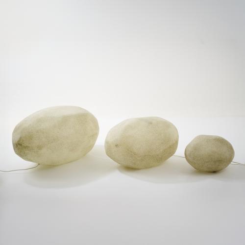 Three 'Sassi' table/floor lights, 1960s