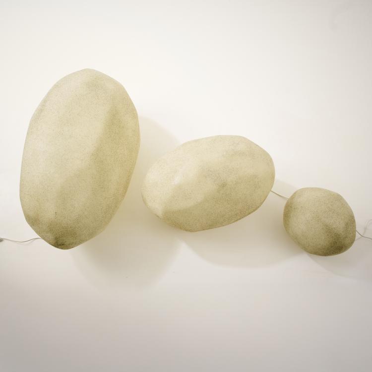 Bild 1 zu Objekt, Drei Tisch-/Bodenleuchten 'Sassi', 1960er Jahre, Italien, 181A 393
