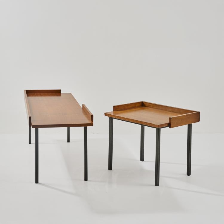 Bild 1 zu Objekt, Zwei Beistelltische, 1960er Jahre, Italien, 181A 379