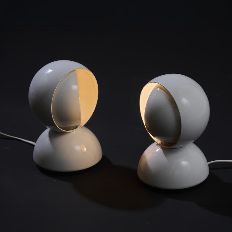 Bild 1 zu Objekt, Zwei Tischleuchten 'Eclisse', 1966, Vico Magistretti, Artemide, Mailand, 181A 220
