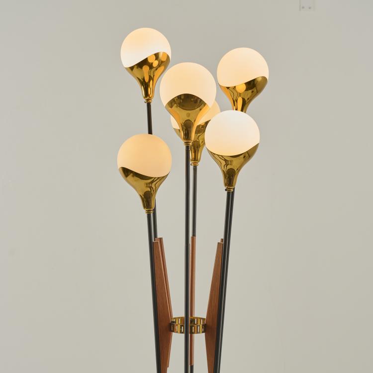 Bild 1 zu Objekt, Stehleuchte 'Alberello', 1950er Jahre, Stilnovo, Mailand (zugeschrieben), 181A 286
