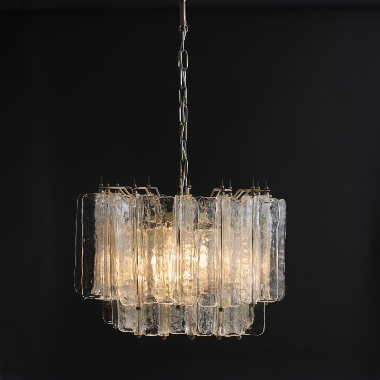 Bild 1 zu Objekt, Deckenleuchte 'Serie Eliche', 1960er Jahre, Venini, Murano, 181A 383