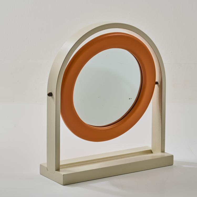Bild 1 zu Objekt, 'Sandretta - SP 63' table mirror, 1966, Ettore Sottsass, Poltronova, Pistoia, 181A 146