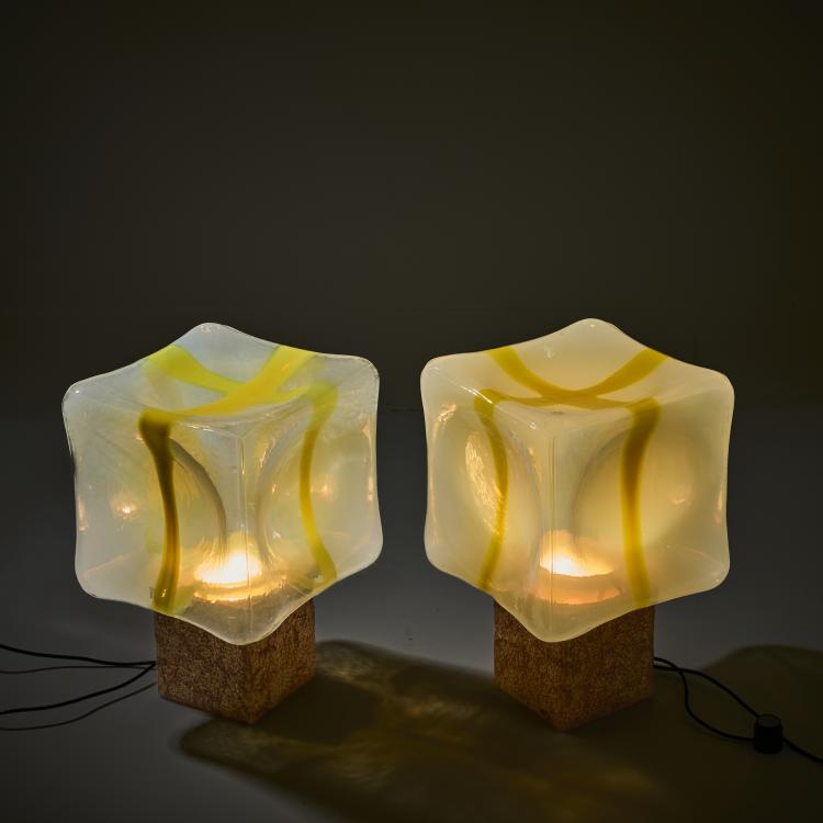Bild 1 zu Objekt, Two 'Sierra' table lights, 1975, Roberto Pamio,Renato Toso, Leucos, Mailand / Milan, 181A 436