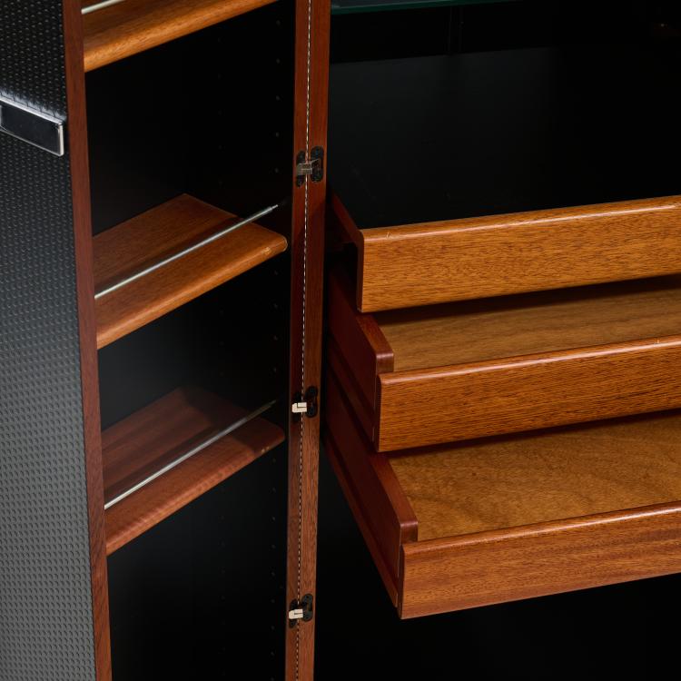 Bild 6 zu Objekt, Kofferschrank mit Bar 'Wogg 8', 1983 (Entwurf), Hans Eichenberger, Wogg, Zumikon, Schweiz / Switzerland, 181A 455