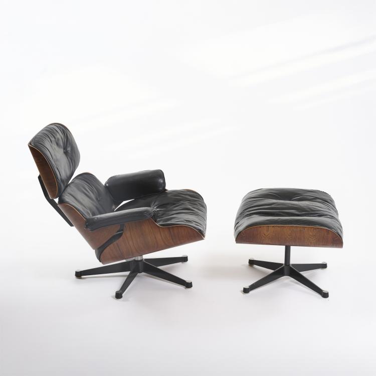 Bild 5 zu Objekt, Lounge Chair '670' with Ottoman '671', 1956 (design), Charles Eames,Ray Eames, Vitra Birsfelden f&uuml;r Herman Miller, Zeeland., 181A 308