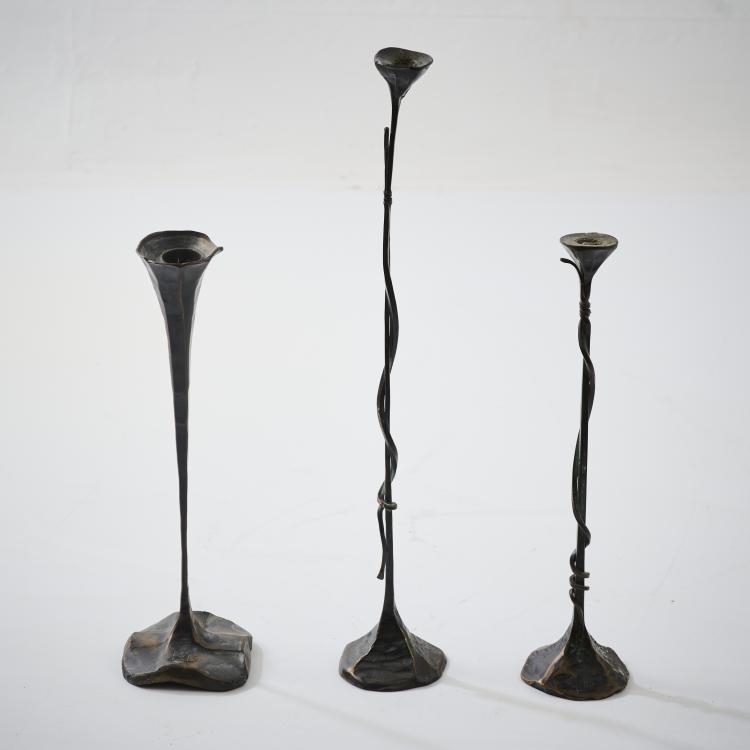 Hauptbild zu Objekt, Three candle holders, 1989-1992, Lothar Klute, Klute, in der Waldemai, Schmallenberg, 181A 483