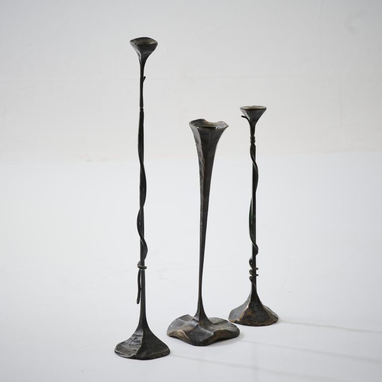 Bild 1 zu Objekt, Three candle holders, 1989-1992, Lothar Klute, Klute, in der Waldemai, Schmallenberg, 181A 483