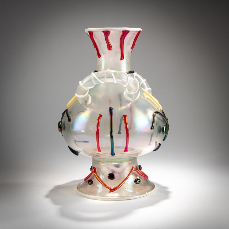 Bild 1 zu Objekt, Henkelvase 'Burlesco', um 1965, Pablo Picasso (im Stile von), Mazzega, I.V.R., Murano (zug. / attr.), 181B 635