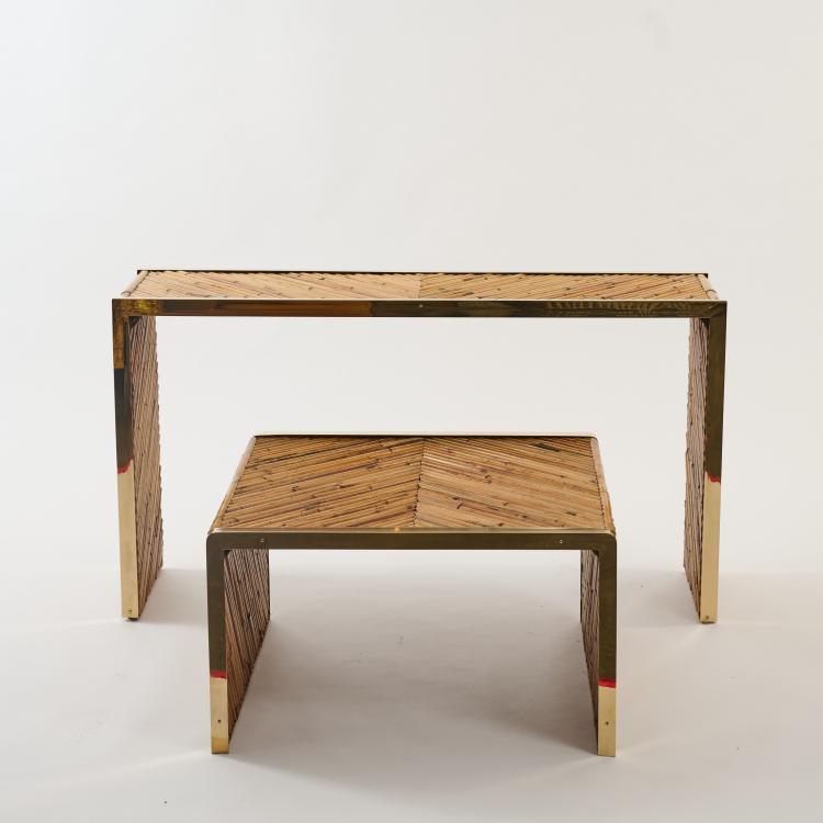 Bild 7 zu Objekt, Console table and side table 'Rising Sun', 1970s, Gabriella Crespi, Crespi d.l.g., Buscate;, 181A 421