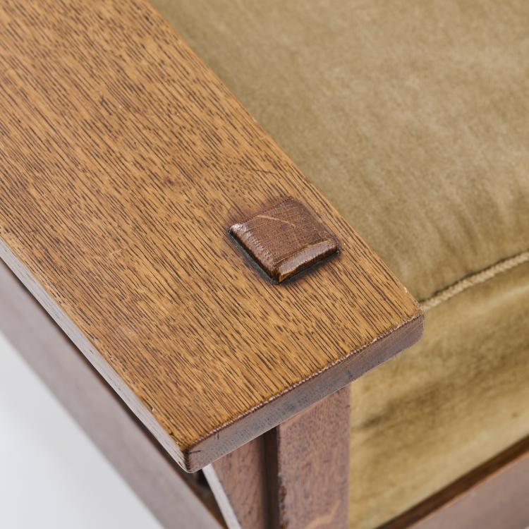 Bild 6 zu Objekt, Armlehnsessel 'Morris Chair' - '186', um 1910, J. M. Young, Young, J. M & Sons, Camden, NY, 182A 302