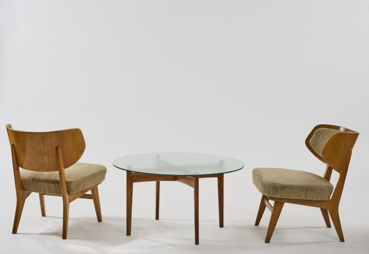 Bild 1 zu Objekt, Sitzgruppe: Sofa, zwei Sessel, Sofatisch, um 1958 (Entwurf), Herta-Maria Witzemann, Sch&ouml;rle & G&ouml;lz, Stuttgart, 182C 765