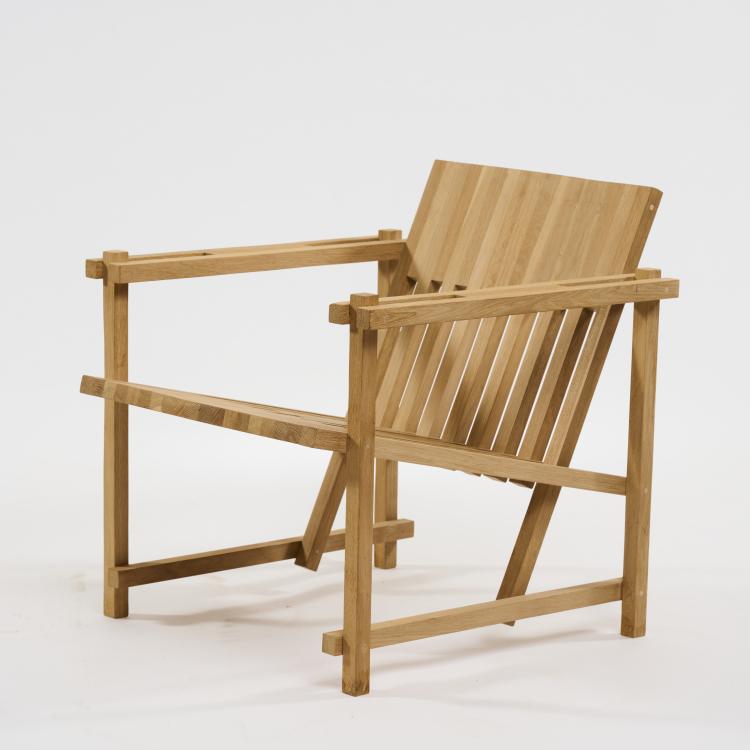 Bild 3 zu Objekt, Armlehnsessel 'S 88 - 1' - 'Tribute to Rietveld', 2002 (Entwurf), Hein Stolle, WonderWood, Amsterdam, 182C 989