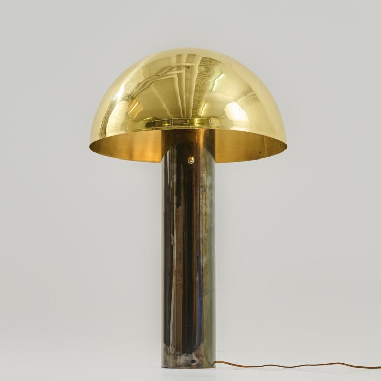 Hauptbild zu Objekt, Table/floor lamp 'Mushroom', 1970s, Karl Springer, Springer, Karl, New York, 181A 425
