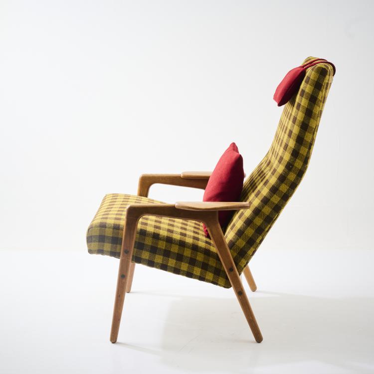 Bild 1 zu Objekt, 'Ruster' armchair, 1955, Yngve Ekstr&ouml;m, Swedese M&oslash;bler, Vaggaryd, 181A 305
