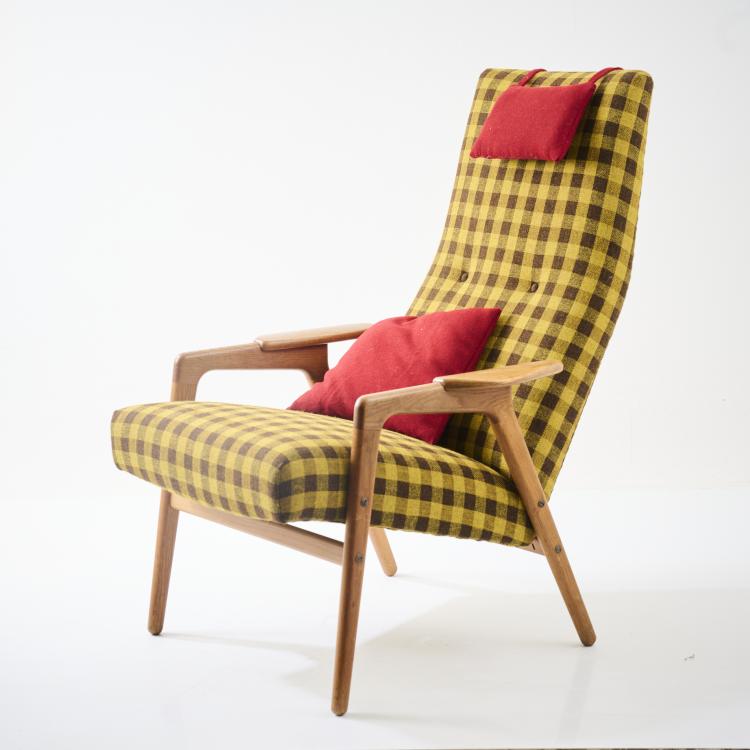 Bild 3 zu Objekt, 'Ruster' armchair, 1955, Yngve Ekstr&ouml;m, Swedese M&oslash;bler, Vaggaryd, 181A 305