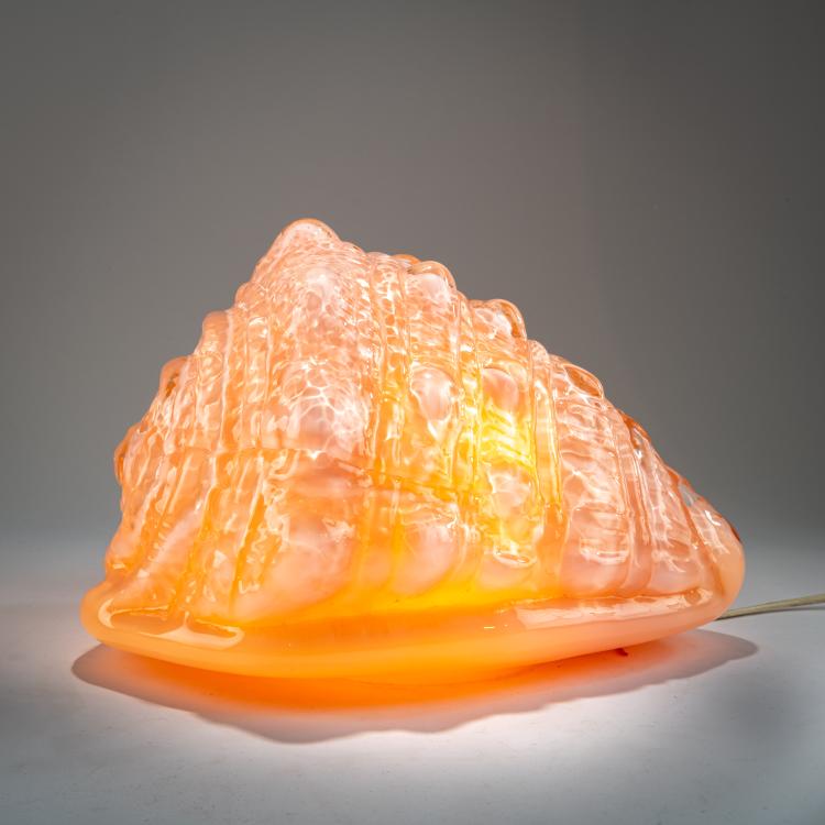 Bild 1 zu Objekt, Table light 'Conchiglia', c. 1965 (design), Carlo Nason, Mazzega, A. V., Murano, 181A 369
