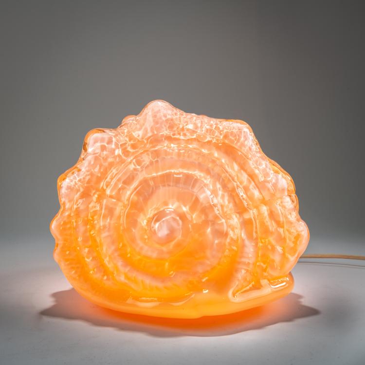 Bild 2 zu Objekt, Table light 'Conchiglia', c. 1965 (design), Carlo Nason, Mazzega, A. V., Murano, 181A 369