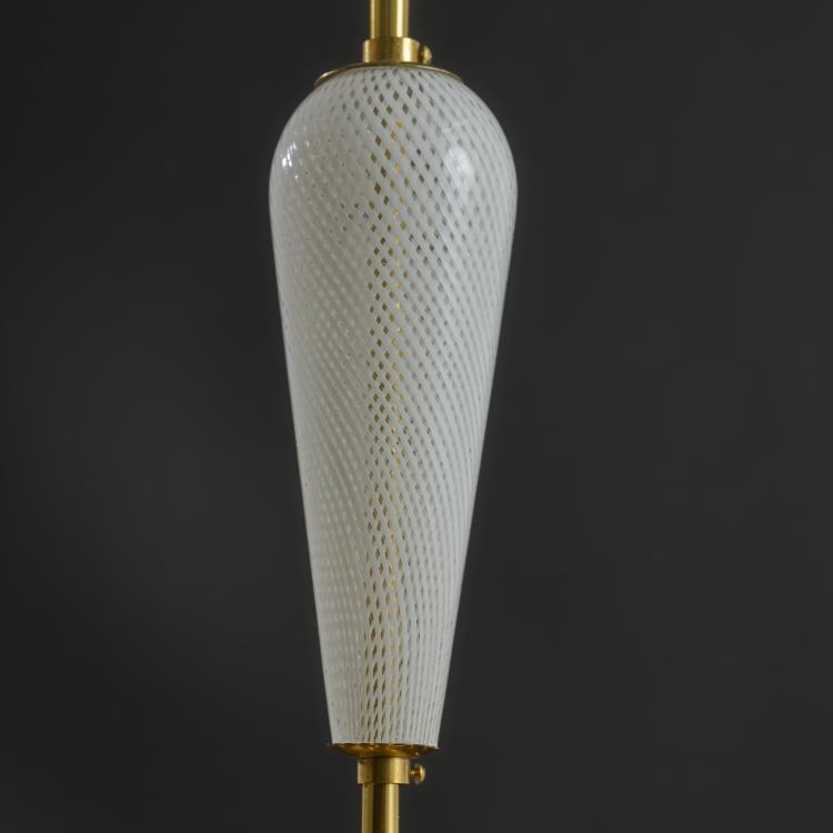 Bild 3 zu Objekt, Two 'Reticello' ceiling lights, c. 1940, Carlo Scarpa, Venini, Murano, 181A 206