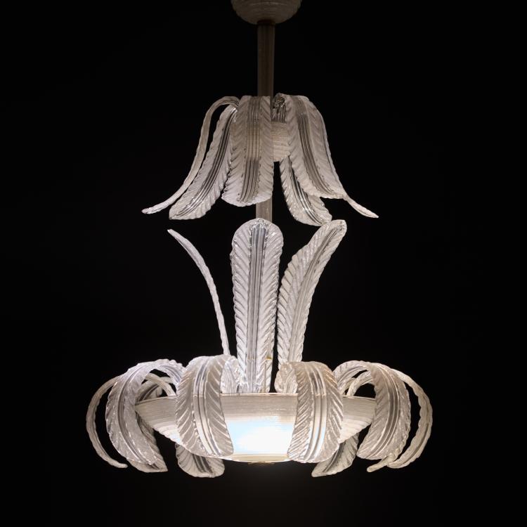 Bild 1 zu Objekt, Deckenleuchte, 1930er Jahre, Ercole Barovier, Barovier & Toso, Murano, 181A 201